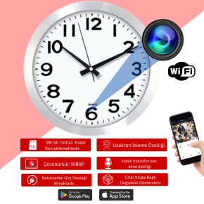 Duvar Saati Gizli Kamera